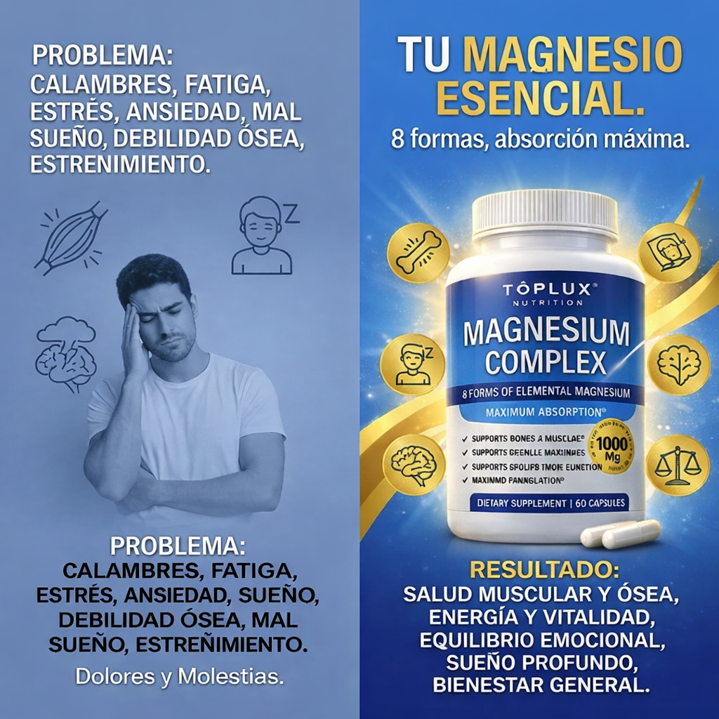 MAGNESIO COMPLEX 8 ELEMENTAL 1000 mg