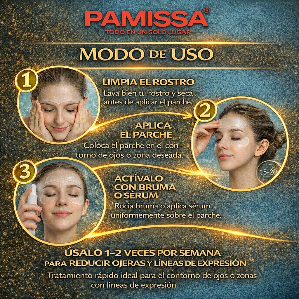 Parches colageno absorventes