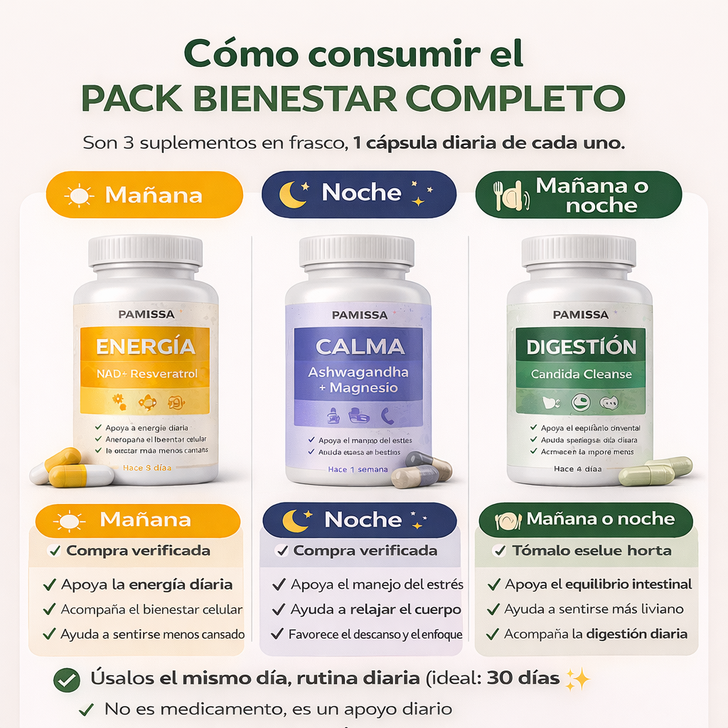 TRIPACK NAD/ASHWAGANDHA/CANDIDA