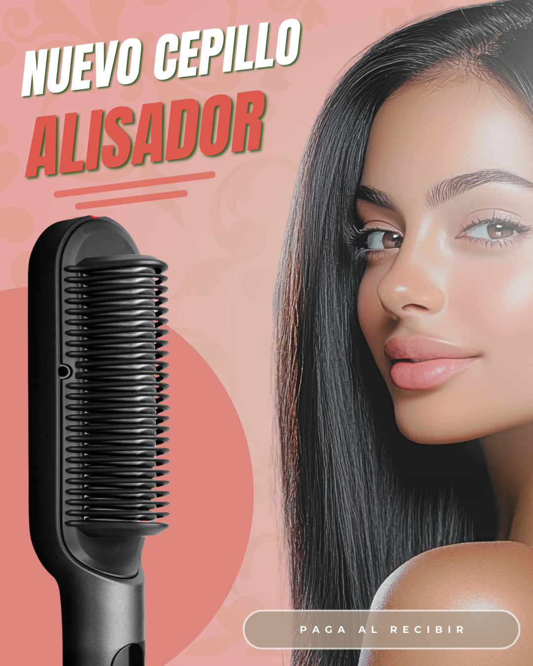CEPILLO ALISADOR INALÁMBRICO – ALISA, REDUCE FRIZZ Y CUIDA TU CABELLO EN MINUTOS